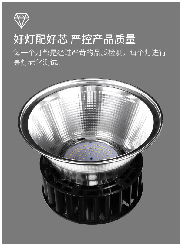 工矿灯制造商 IP65防水车库LED灯 100W 150W 200W工厂仓库商业照明灯