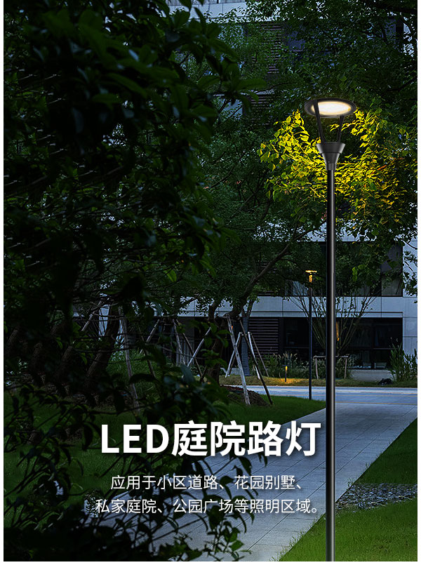 2022户外防水LED庭院灯花园别墅 100W 小区路灯室外家用超亮新农村