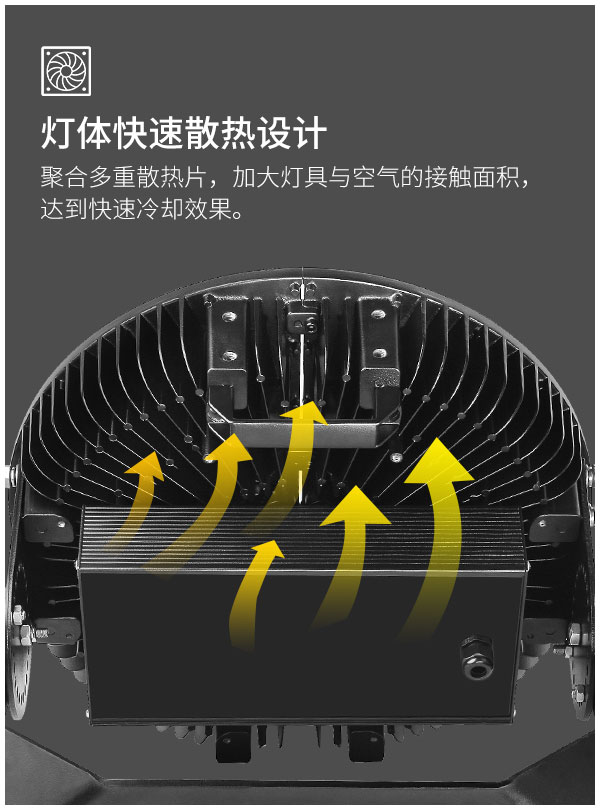 户外投光灯 600w 1200瓦 公马路防水高亮LED探照灯 广告广场工程工地道路照明