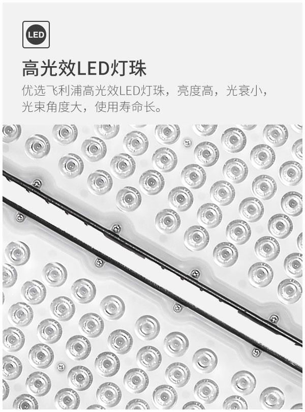 LED模组投光灯 300w 600w 900w 1200w 户外防水球场广场高杆泛光灯 工业照明