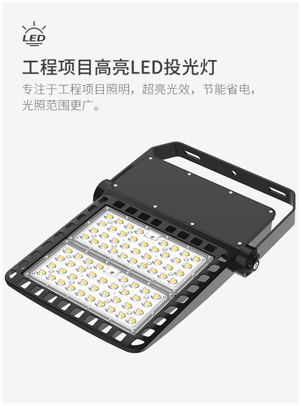 中山菲龙投标LED投光灯 300W隧道灯 100w球场灯 200瓦停车场照明灯