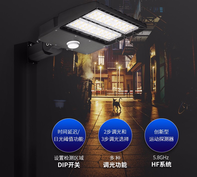 LED路灯美式鞋盒路灯100W