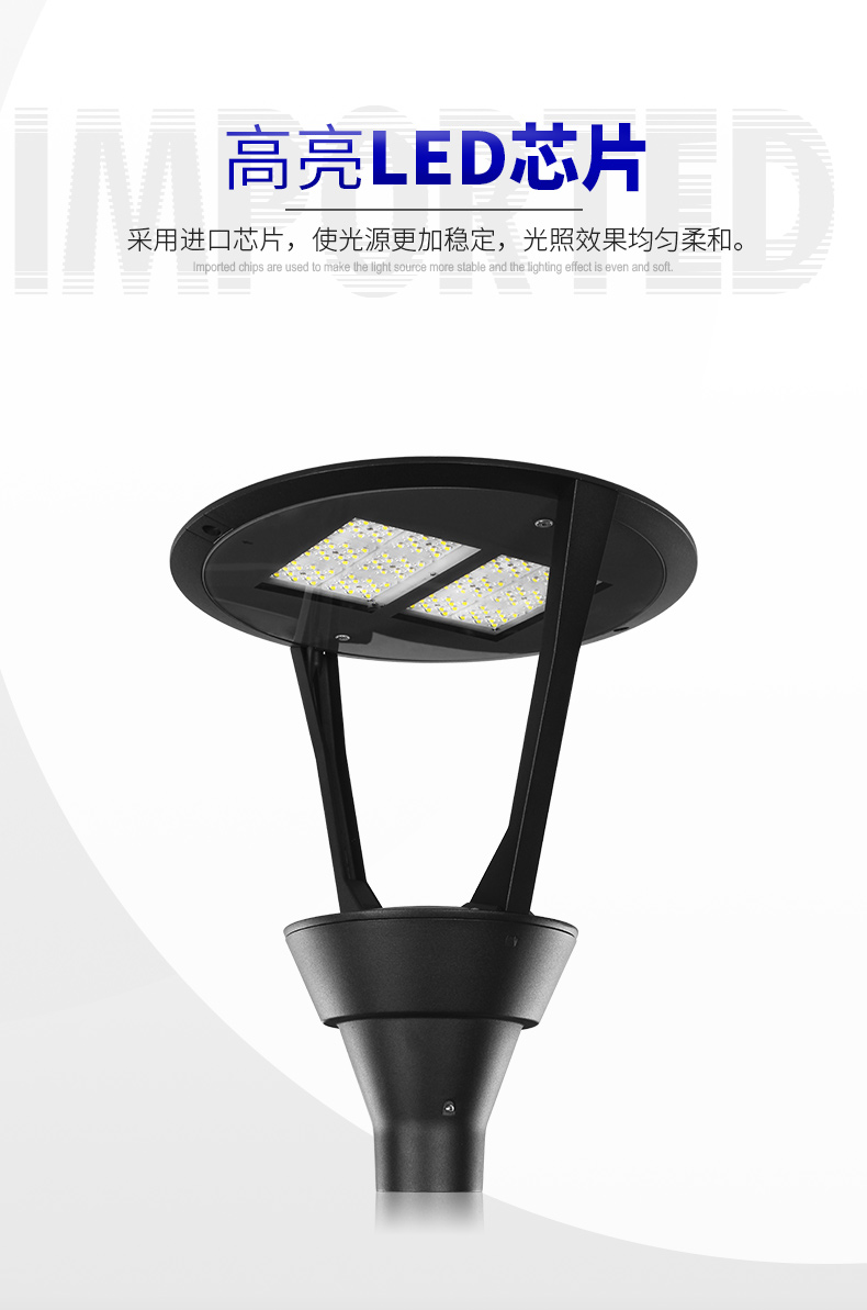 2020新款欧美式大功率 100W 花园别墅灯 LED庭院灯FL-TYD-AEH3