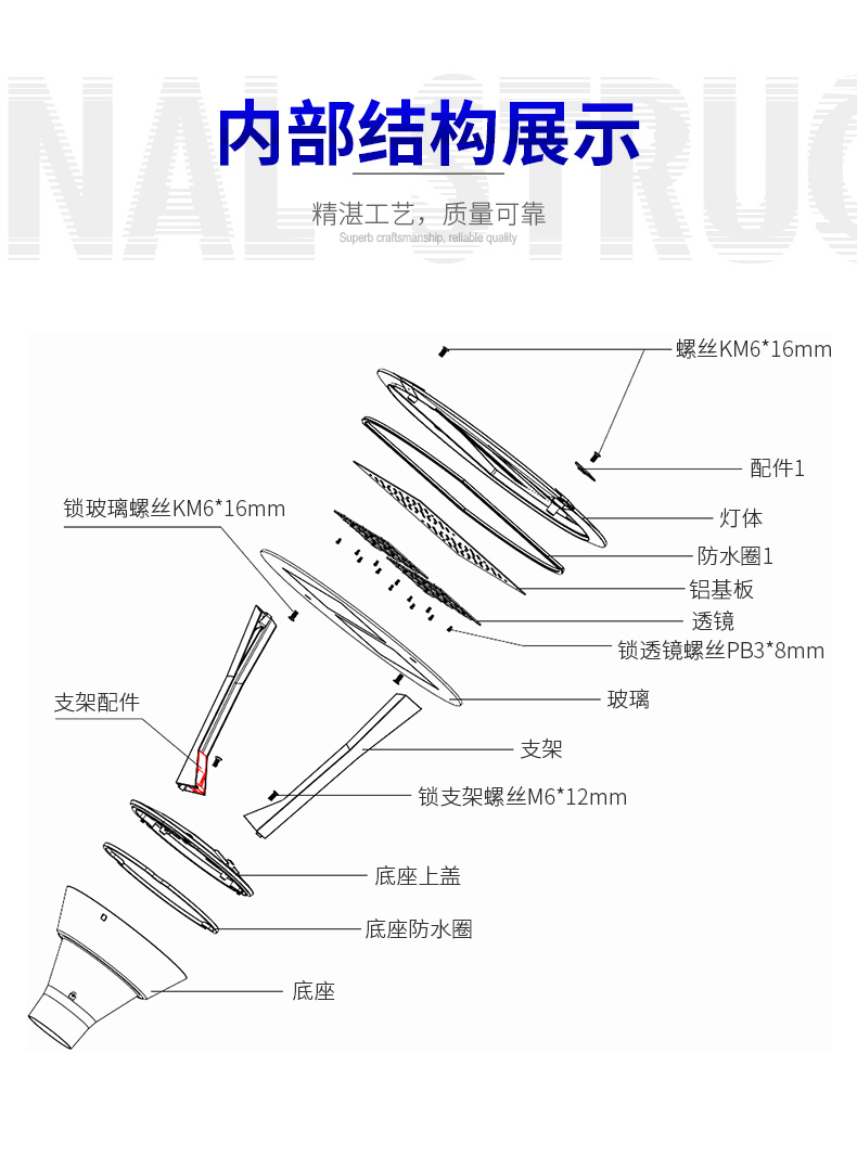 2020新款欧美式大功率 100W 花园别墅灯 LED庭院灯FL-TYD-AEH3