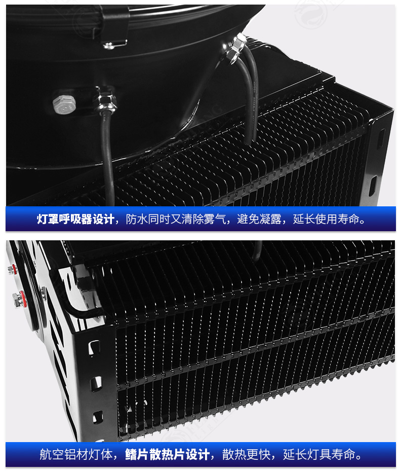 led塔吊灯探照户外 800w 1000w 1500w 市政工地施工车站体育球馆大功率工业吊灯超亮