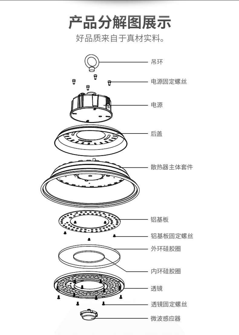 菲龙工矿灯厂房灯车间工业照明仓库室内体育馆吊灯