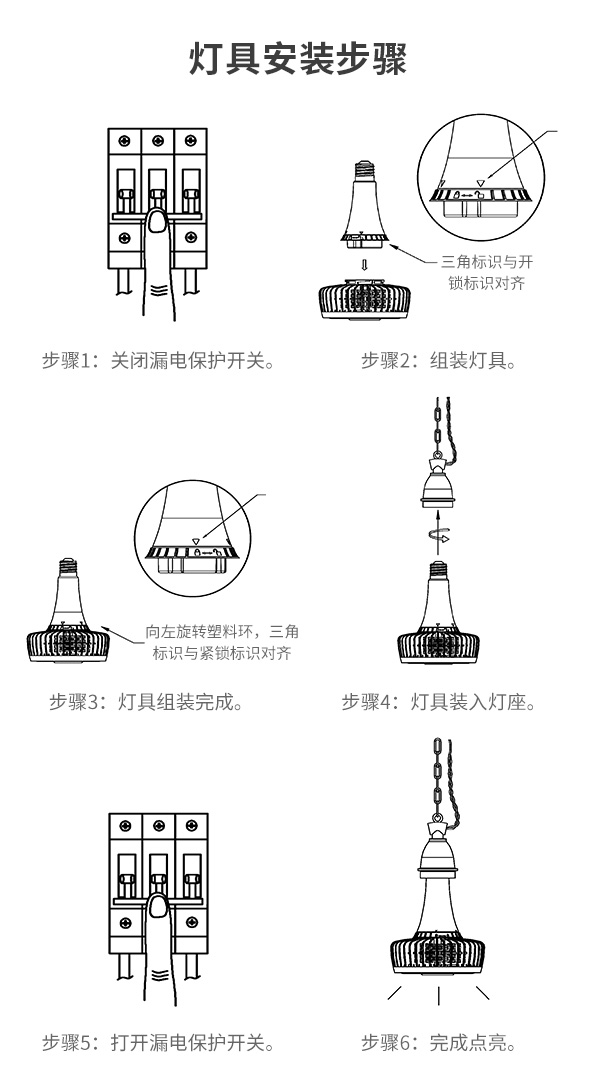 菲龙照明LED天井灯 防水工厂房车间仓库灯 100w 150w 200瓦超市商场天棚工矿灯