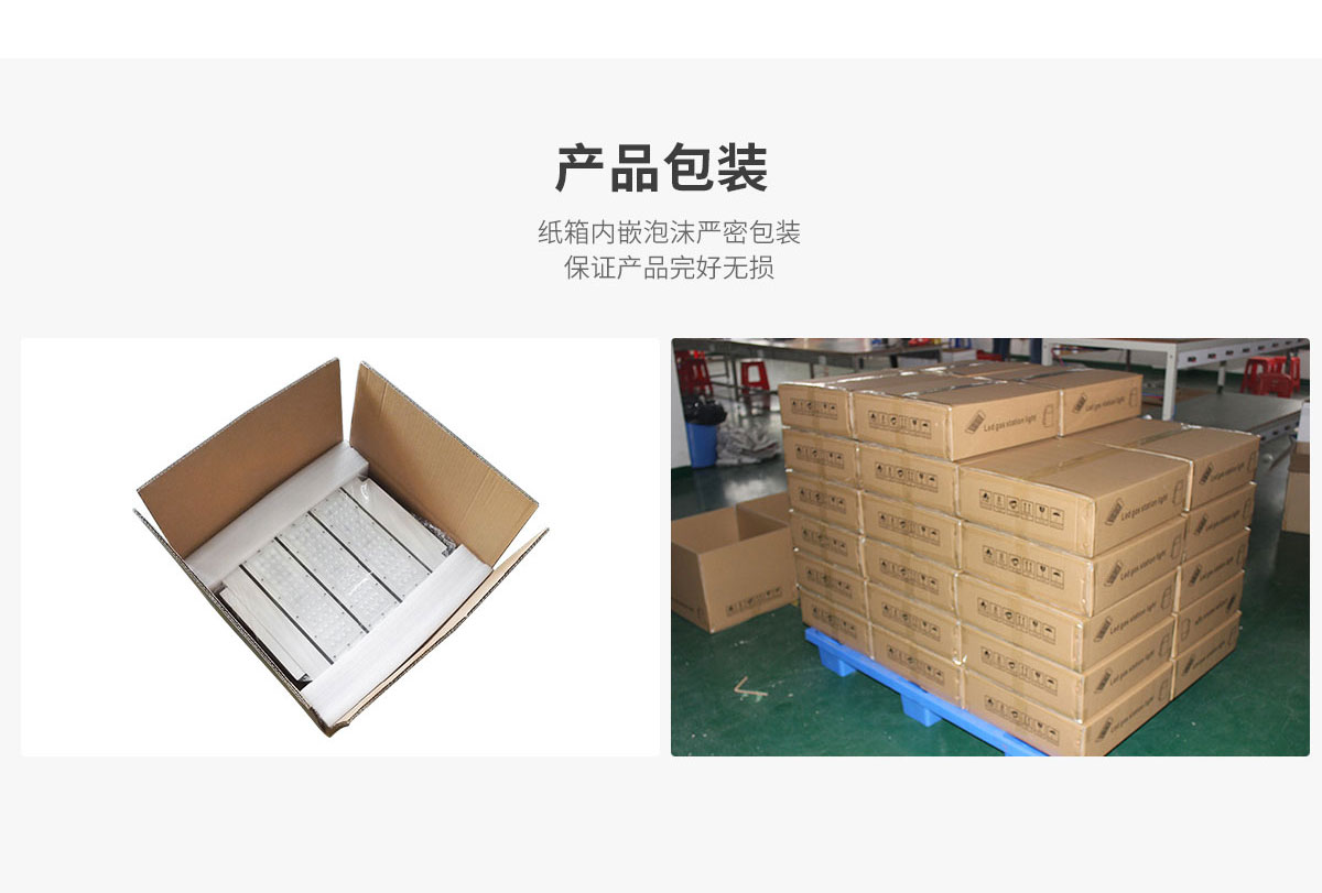 户外加油站灯 100w 150w 200w 化工厂防爆LED照明灯
