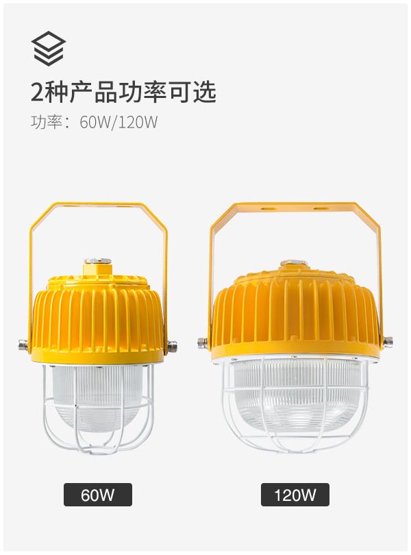 菲龙LED防爆灯仓库厂房车间防爆照明灯隔爆60w,120w工矿灯