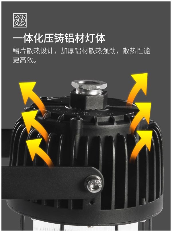 菲龙LED防爆灯仓库厂房车间防爆照明灯隔爆60w,120w工矿灯