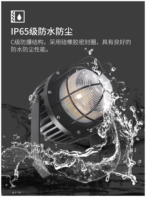 菲龙LED防爆灯仓库厂房车间防爆照明灯隔爆60w,120w工矿灯