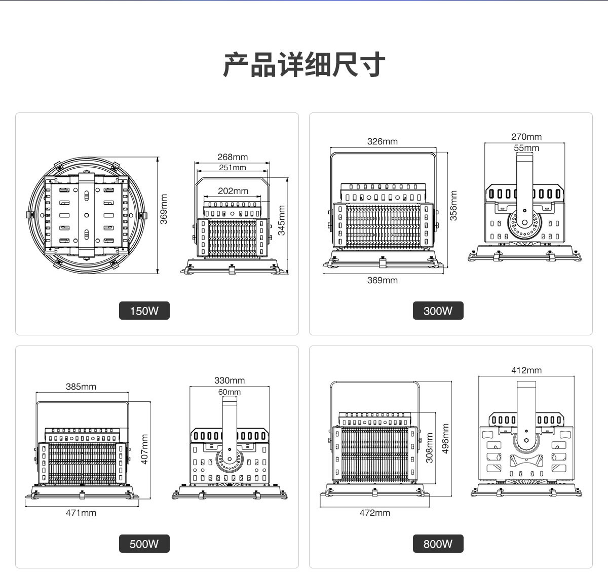 中山灯具批发 足球场体育场照明灯 250W 户外 防眩防水 led 网球场 500w led 隧道泛光灯 照射远