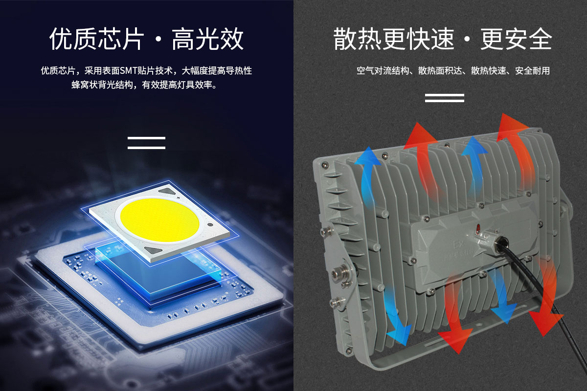 菲龙FL-FBD-TG1 IP67 防爆灯,工业仓库 LED 防爆泛光灯